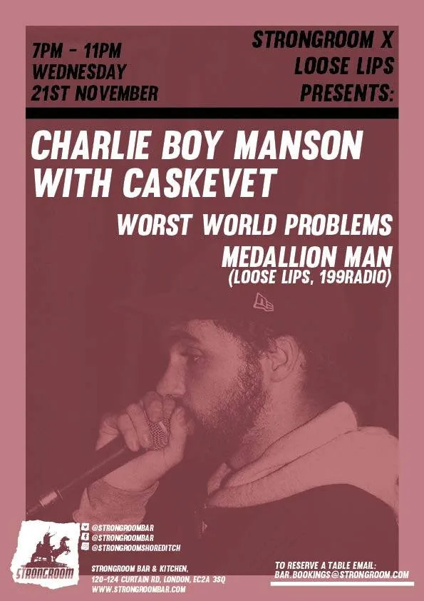 SR x Loose Lips: Charlie Boy Manson